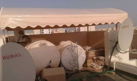 أفضل مظلات تغطية خزان مياة الاسطح - مظلات جدة 0559885007